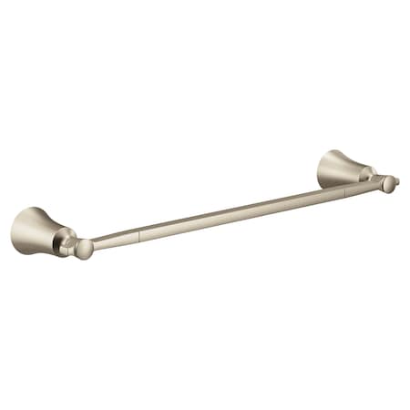 Moen Flara Brushed Nickel 24" Towel Bar YB0324BN